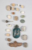 A COLLECTION OF EGYPTIAN SCARABS