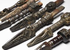 SEVEN NEPAL DRUM HANDLES