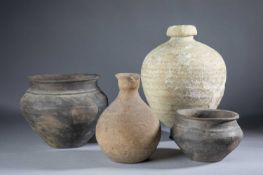 THREE ROMAN POTTERY VESSELS