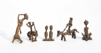 TWO SENUFO EQUESTRIAN FIGURES