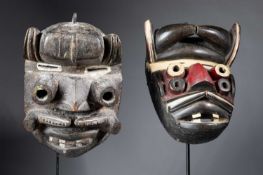 TWO WOBE MASKS