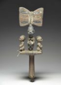 A YORUBA SHANGO STAFF
