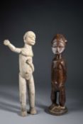 A LOBI STANDING MALE FIGURE