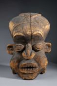 A BAMUM HELMET MASK