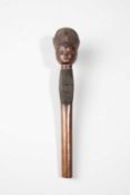 A CHOKWE STAFF FINIAL