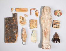 EGYPTIAN WOOD FRAGMENTS