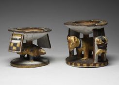 TWO YORUBA DIVINATION BOWLS, AGERE IFE