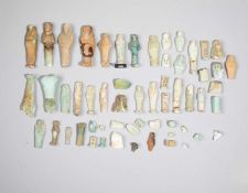 A COLLECTION OF EGYPTIAN SHABTIS AND FRAGMENTS