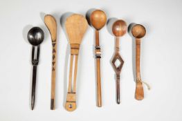 FIVE ZULU SPOONS