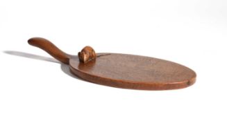 Robert Thompson of Kilburn (1876-1955) An early Mouseman cheeseboard