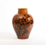 Christopher Dresser (1834-1904) for Linthorpe Pottery, A large vase