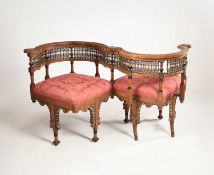 A Moorish/Islamic conversation seat