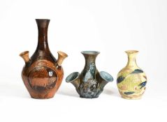 C H Brannam Barum Pottery, An Arts and Crafts spill vase