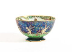 Daisy Makeig-Jones (1881-1945) for Wedgwood, A Fairyland lustre footed bowl
