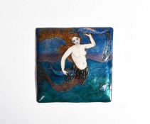 A fine Arts and Crafts enamel plaque