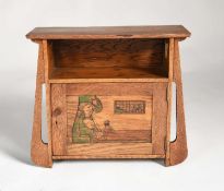 Shapland and Petter, An oak smoker's cabinet