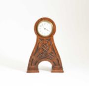 Liberty & Co. Romsdal, an oak mantel clock