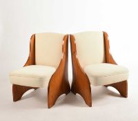 E. Gomme, A pair of Arts and Crafts salon chairs
