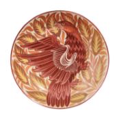 Charles Passenger for William De Morgan (1839-1917) An Eagle dish