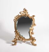 A fine Art Nouveau table mirror