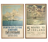 Norman Wilkinson (1878-1971) Two lithograph posters