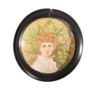 An Aesthetic Movement ceramic wall plate