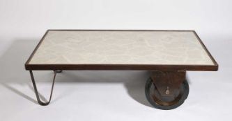 An Industrial style coffee table