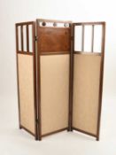 Secessionist School, An Austrian three-fold screen or room divider