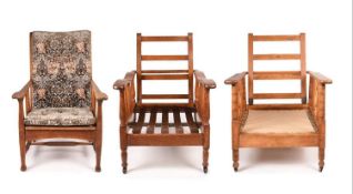 Shapland and Petter, An Arts and Crafts reclining armchair
