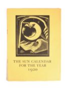 Paul Nash (1889-1946) The Sun Calendar 1920