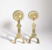 William Tonks & Sons, in the manner of Thomas Jeckyll, A pair of Aesthetic Movement andirons