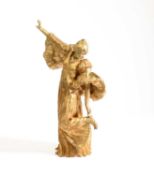 Agathon Léonard (1841-1923) for Susse Frères, Paris Danseuse Aux Cothurnes, an Art Nouveau figure