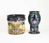 George Cartlidge for S. Hancock & Sons, A large Morrisware vase