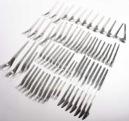 Arne Jacobsen (1902-1971) for Anton Michelson, A set of model 660 cutlery