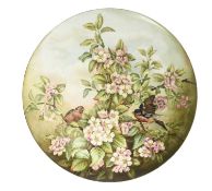 Sara Lee (late 19th Century), A large Aesthetic Movement pottery charger