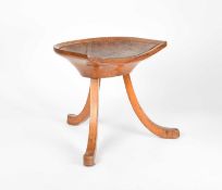 Attributed to Adolf Loos (1870-1933) for A. Förster, Vienna, An Austrian stool