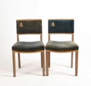 A pair of Queen Elizabeth II Coronation chairs