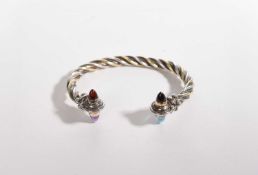 Michael Allen Bolton (1938-2005) A silver and 18ct gold bracelet