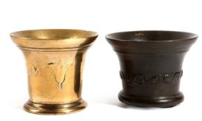 A LONDON WHITECHAPEL BRONZE MORTAR