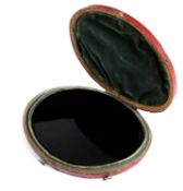 AN OVAL CLAUDE GLASS
