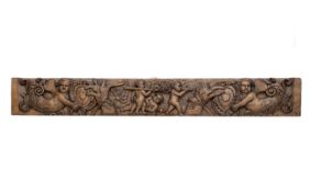 A DUTCH CARVED OAK FRIEZE