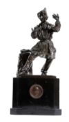 A FRENCH BRONZE FIGURE OF HUGUES BOUFFE AS JOSEPH
