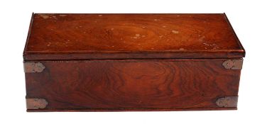 λ A CHINESE HARDWOOD BOX