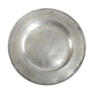 A PEWTER CHARGER