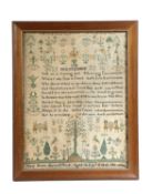 TWO EARLY VICTORIAN NEEDLEWORK SAMPLERS