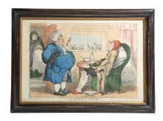 FIVE SATIRICAL PRINTS