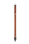 λ A REGENCY MAHOGANY MARINE STICK BAROMETER