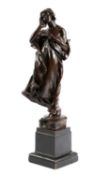 'CALL OF THE SEA', A BRONZE FIGURE OF A LADY