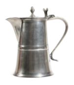 A SCOTTISH PEWTER FLAGON