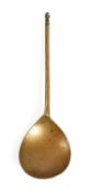 A RARE MEDIEVAL LATTEN SPOON